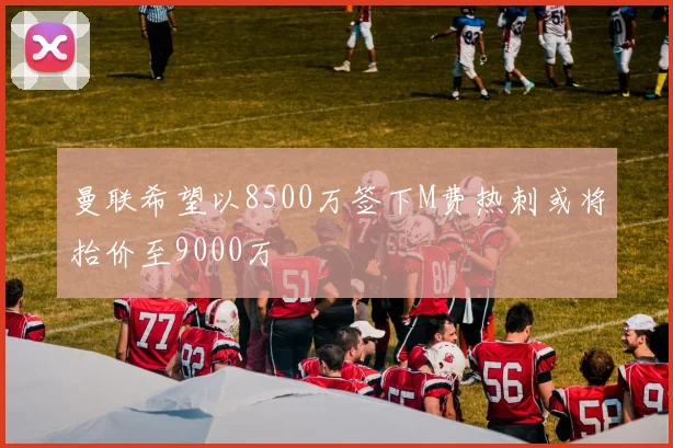 曼联希望以8500万签下M费热刺或将抬价至9000万